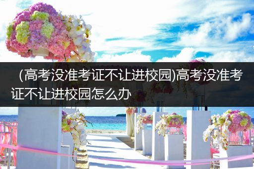 （高考没准考证不让进校园)高考没准考证不让进校园怎么办