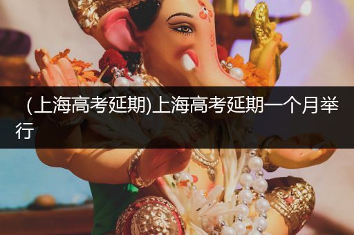 （上海高考延期)上海高考延期一个月举行
