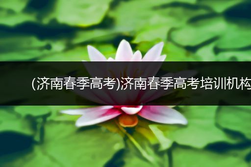 （济南春季高考)济南春季高考培训机构