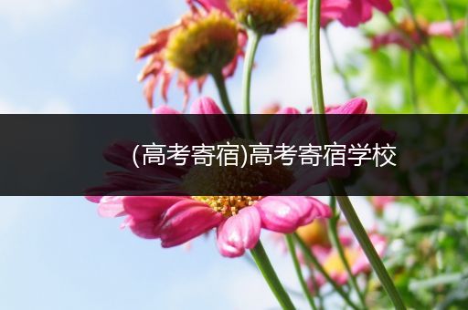 （高考寄宿)高考寄宿学校