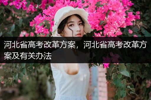 河北省高考改革方案，河北省高考改革方案及有关办法