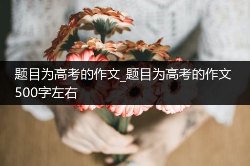 题目为高考的作文_题目为高考的作文 500字左右
